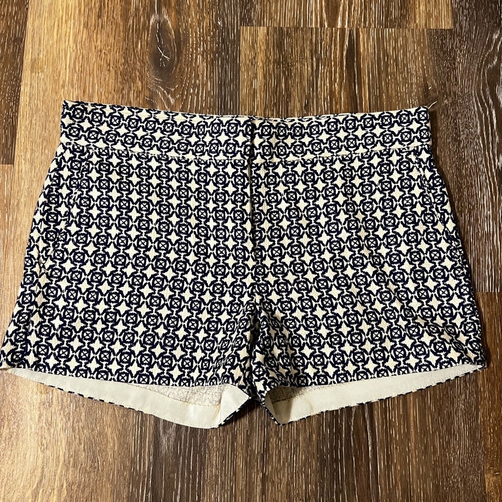 Geometric Pattern Cotton Shorts